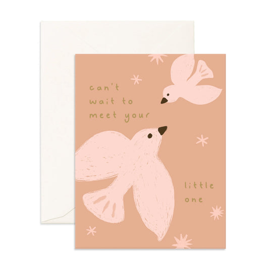 Fox and Fallow Card - Baby Bird