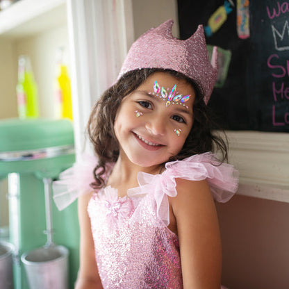 PRECIOUS PINK SEQUIN CROWN