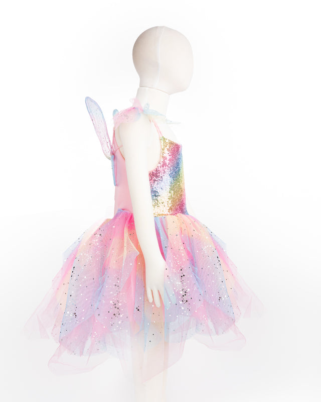 GREAT PRETENDERS RAINBOW FAIRY DRESS WITH WINGS