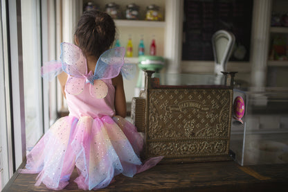 GREAT PRETENDERS RAINBOW FAIRY DRESS WITH WINGS