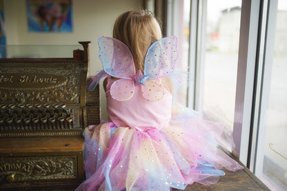 GREAT PRETENDERS RAINBOW FAIRY DRESS WITH WINGS