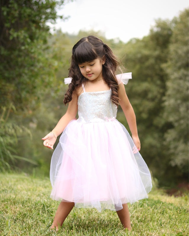GREAT PRETENDERS PINK SEQUINS PRINCESS DRESS