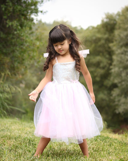 GREAT PRETENDERS PINK SEQUINS PRINCESS DRESS