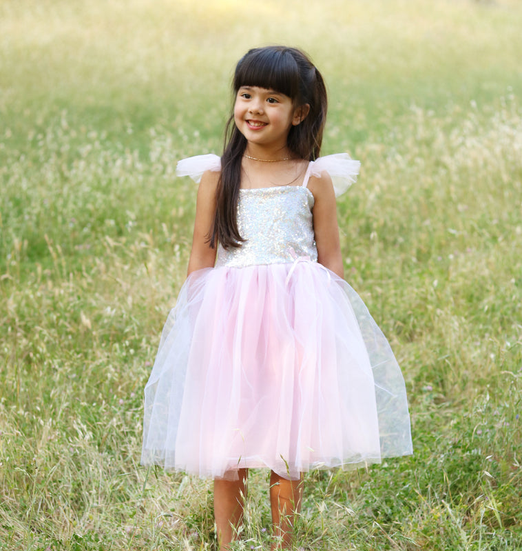 GREAT PRETENDERS PINK SEQUINS PRINCESS DRESS