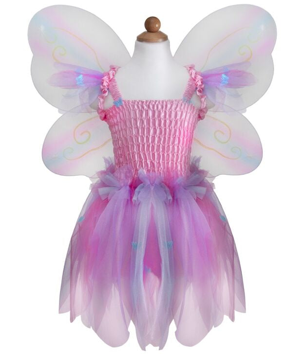 GREAT PRETENDERS | PINK BUTTERFLY DRESS WITH WINGS AND WAND