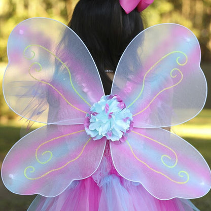 GREAT PRETENDERS | PINK BUTTERFLY DRESS WITH WINGS AND WAND