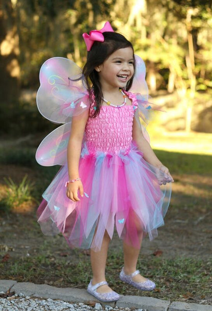 GREAT PRETENDERS | PINK BUTTERFLY DRESS WITH WINGS AND WAND