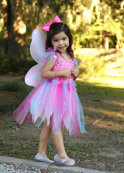 GREAT PRETENDERS | PINK BUTTERFLY DRESS WITH WINGS AND WAND