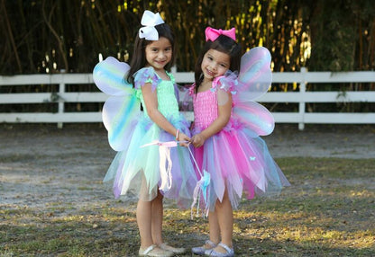 GREAT PRETENDERS | PINK BUTTERFLY DRESS WITH WINGS AND WAND