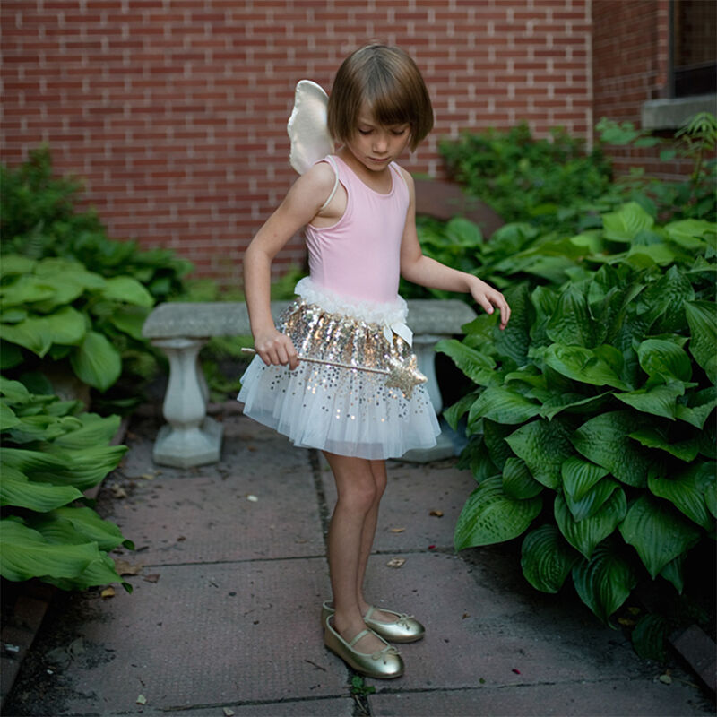 GREAT PRETENDERS GRACIOUS GOLD SEQUINS SKIRT, WINGS AND WAND SET