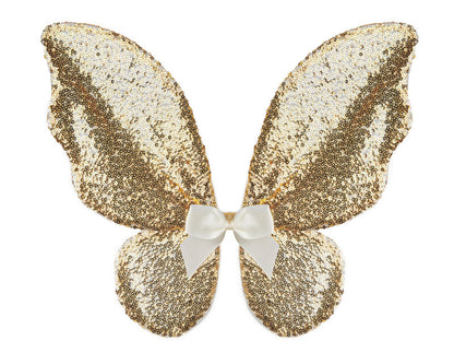 GREAT PRETENDERS GRACIOUS GOLD SEQUINS SKIRT, WINGS AND WAND SET