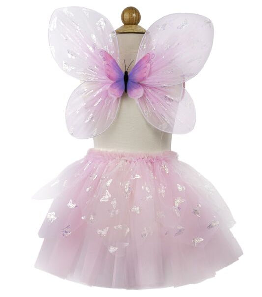 GREAT PRETENDERS | PINK FLUTTER BUTTERFLY SKIRT AND WINGS SET