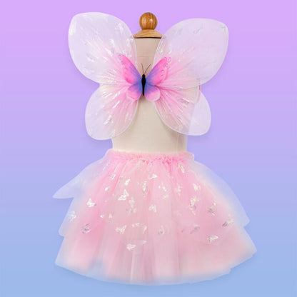 GREAT PRETENDERS | PINK FLUTTER BUTTERFLY SKIRT AND WINGS SET