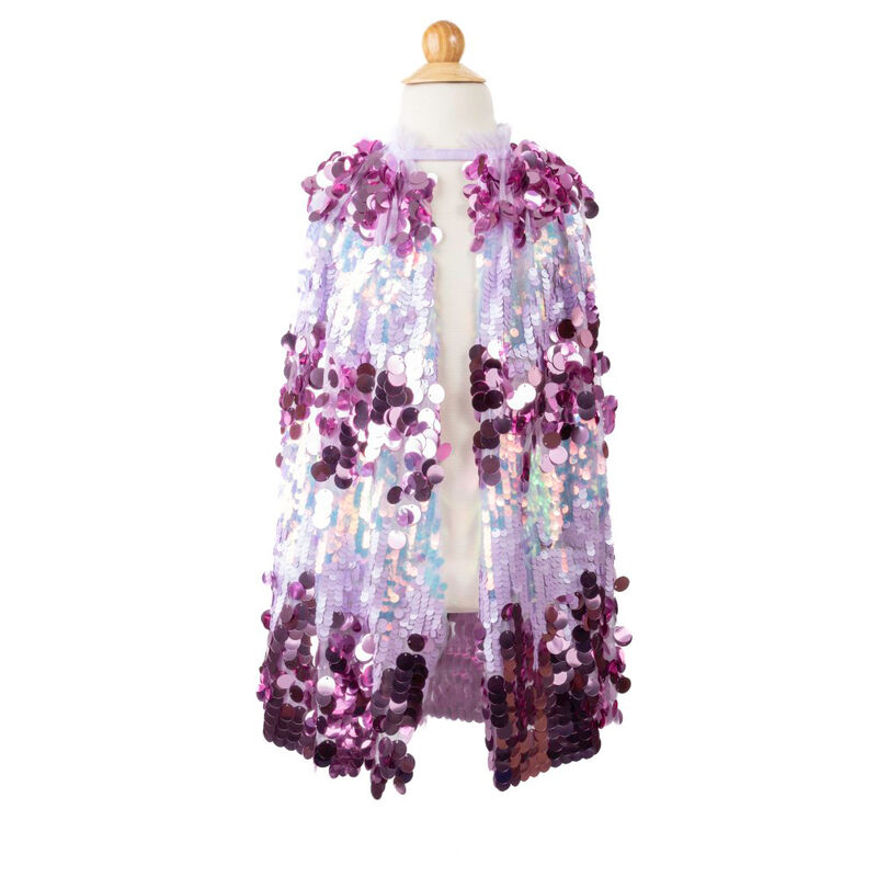 5TH AVENUE PURPLE PAILETTE DRESS UP CAPE