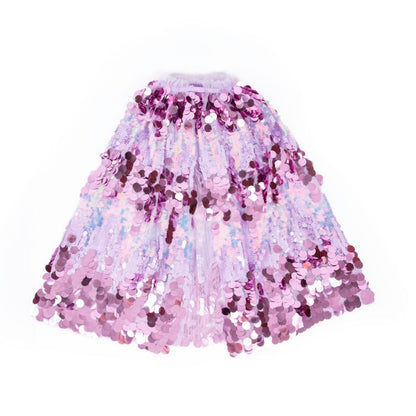 5TH AVENUE PURPLE PAILETTE DRESS UP CAPE