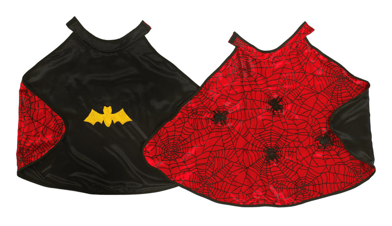 GREAT PRETENDERS | REVERSIBLE SPIDER AND BAT CAPE WITH MASK