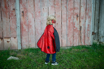 GREAT PRETENDERS | REVERSIBLE SPIDER AND BAT CAPE WITH MASK