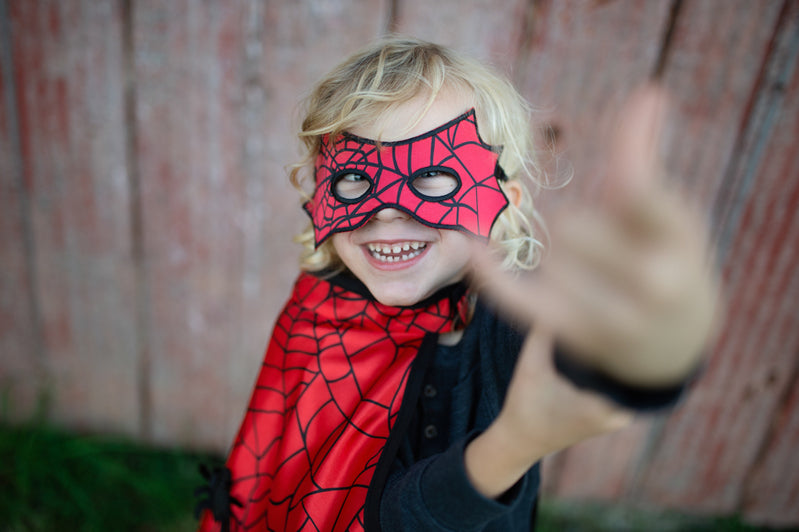 GREAT PRETENDERS | REVERSIBLE SPIDER AND BAT CAPE WITH MASK