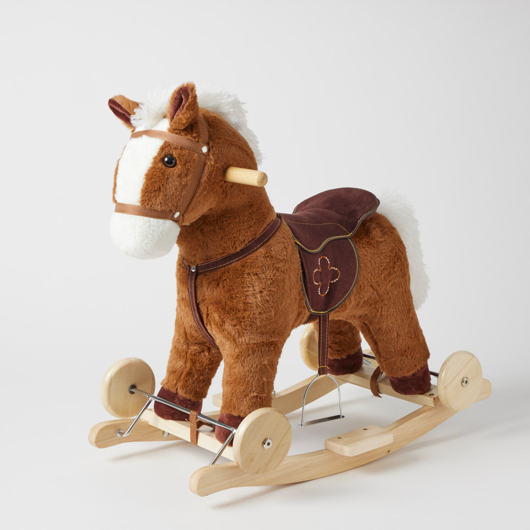 JIGGLE AND GIGGLE | BROWNIE ROCK AND RIDE HORSE | AVAILABLE IN STORE ONLY