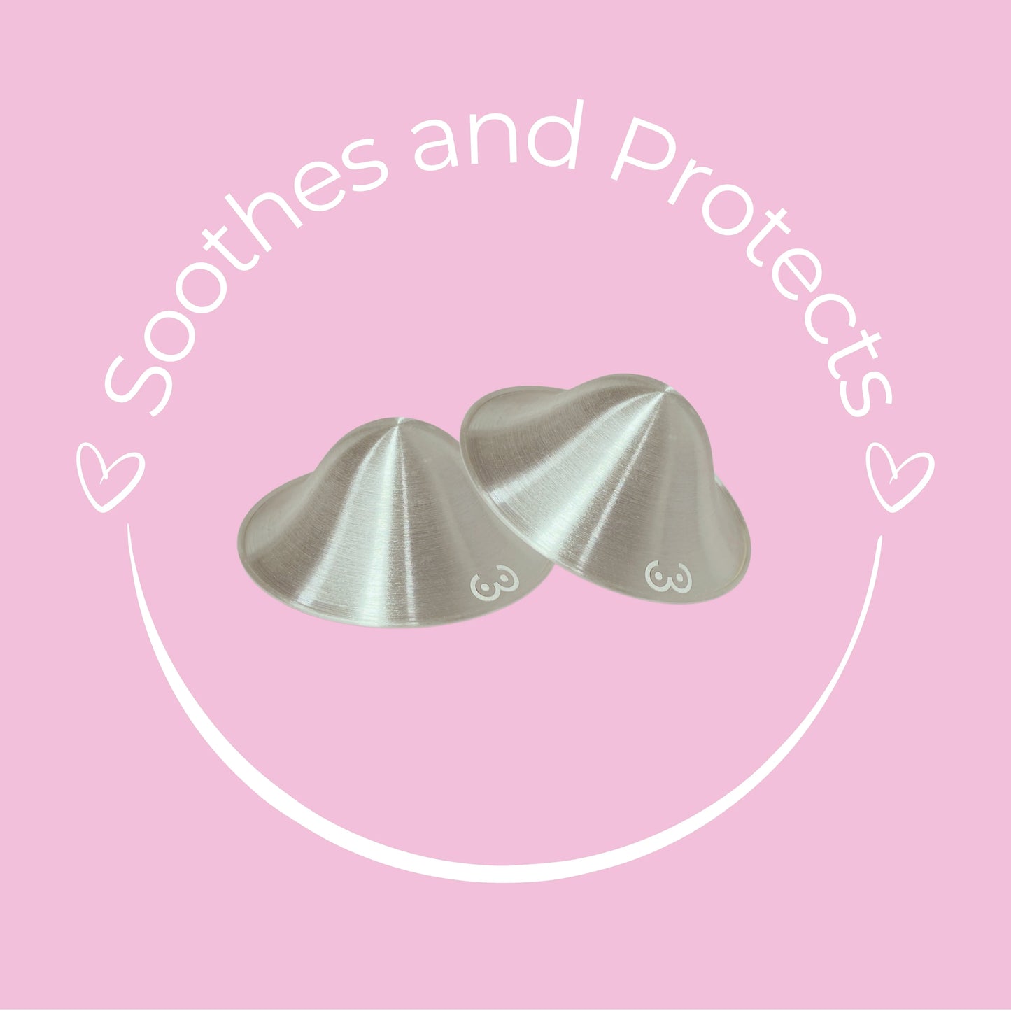 MILKY GOODNESS PURE SILVER NURSING CUPS