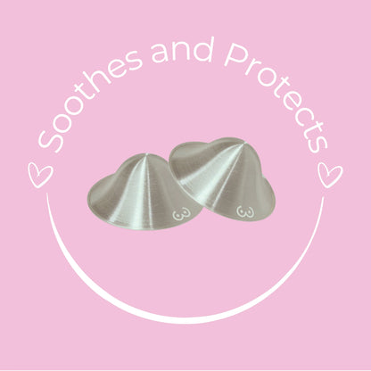 MILKY GOODNESS PURE SILVER NURSING CUPS