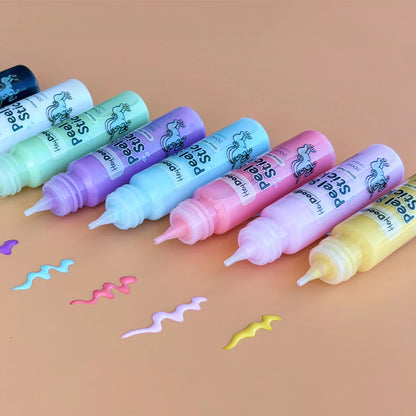Hey Doodle Glitter Peel and Stick Paint | Easy Peel and Stickable Colours