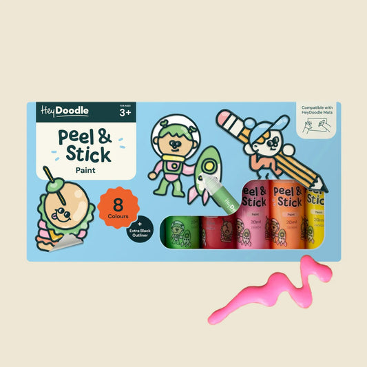 Hey Doodle Solid Peel and Stick Paint | Easy Peel And Stickable Colours