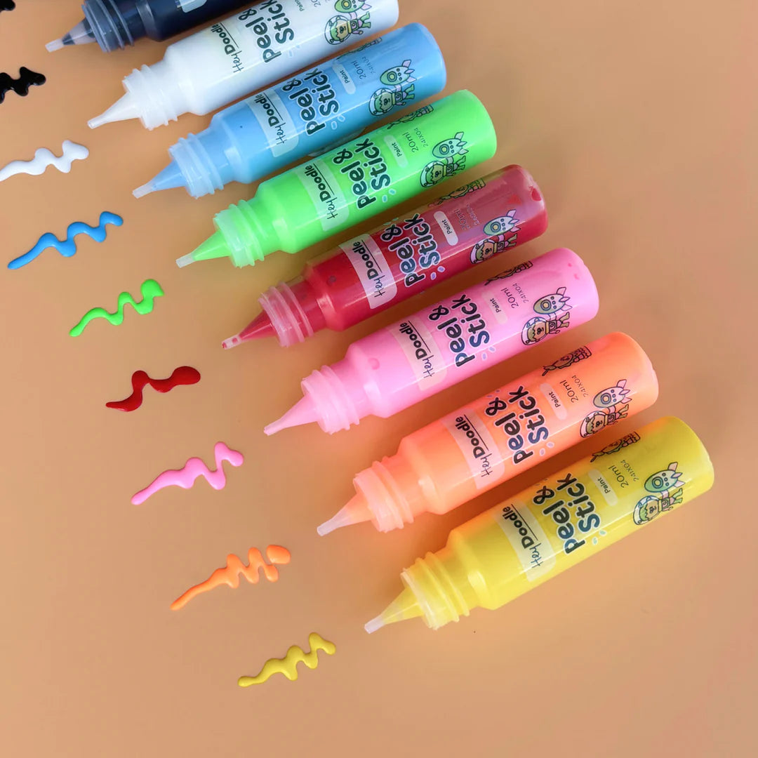 Hey Doodle Solid Peel and Stick Paint | Easy Peel And Stickable Colours