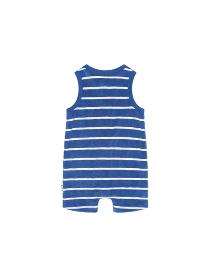 HUXBABY | NAUTICAL PEEKABOO TOWELLING ROMPER