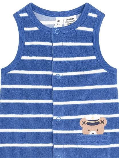 HUXBABY | NAUTICAL PEEKABOO TOWELLING ROMPER