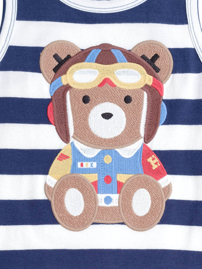 HUXBABY PILOT HUXBEAR ROMPER