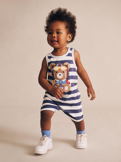 HUXBABY PILOT HUXBEAR ROMPER