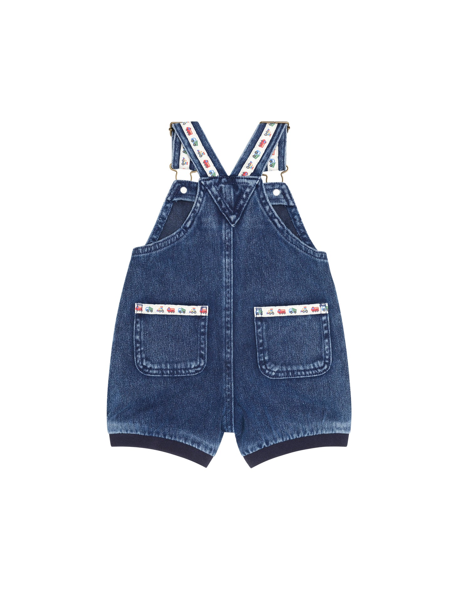 HUXBABY | CONSTRUCTION DENIM SHORT OVERALL