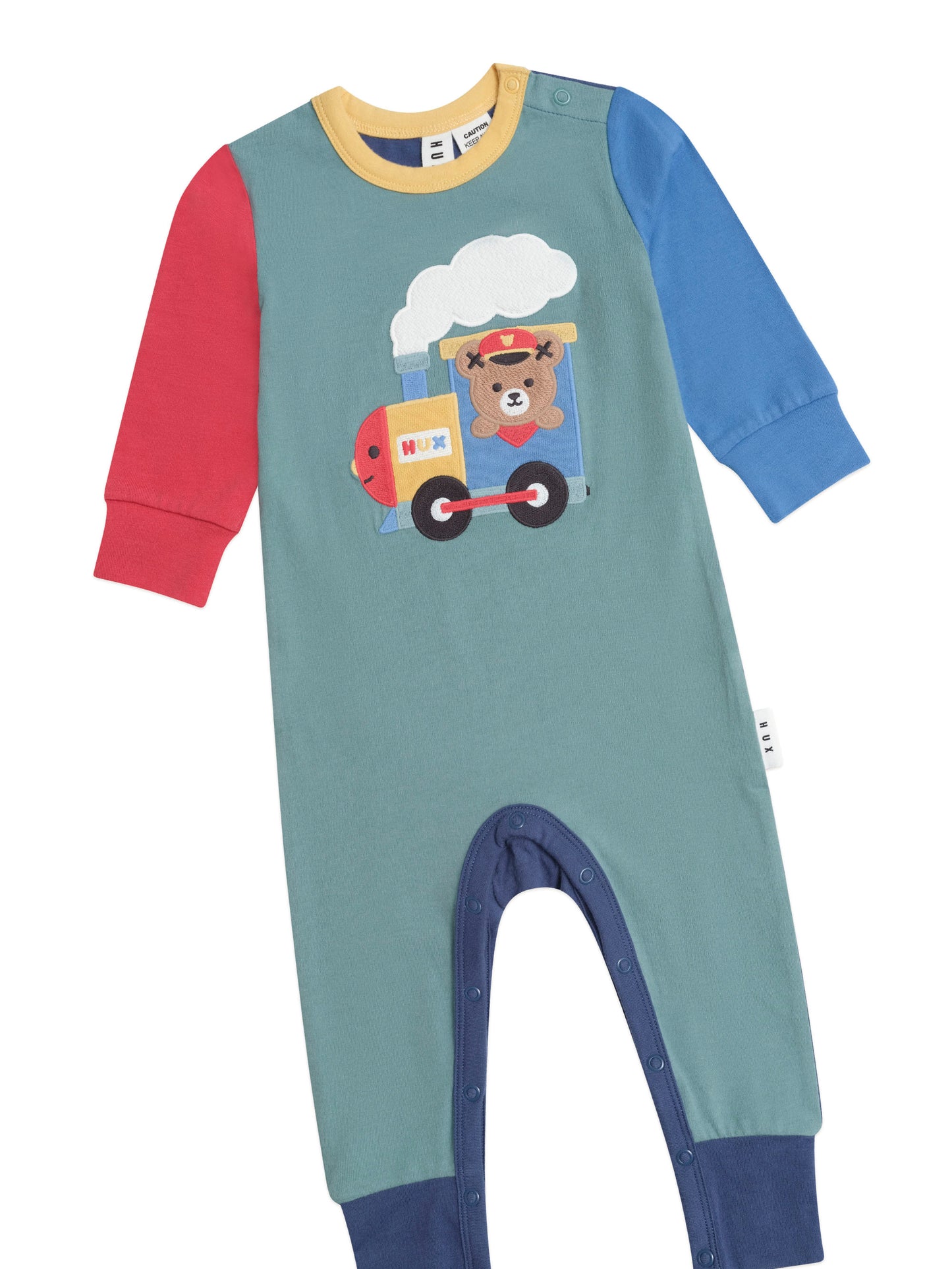 HUXBABY CHOO CHOO ROMPER