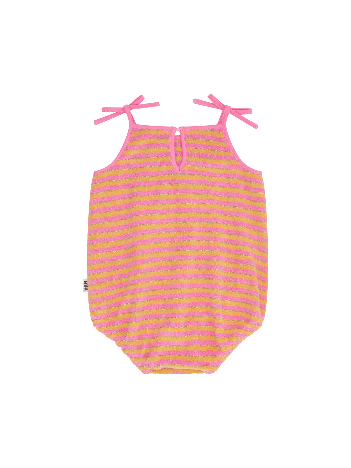 HUXBABY | ROMPER | TROPICAL FRUIT STRIPE