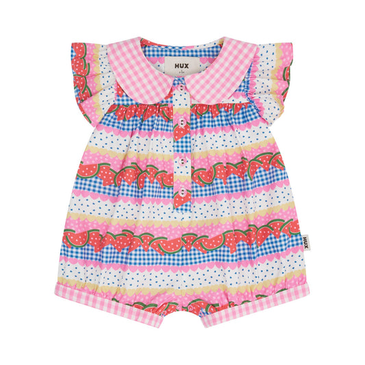 HUXBABY | ROMPER | WATERMELON SUGAR