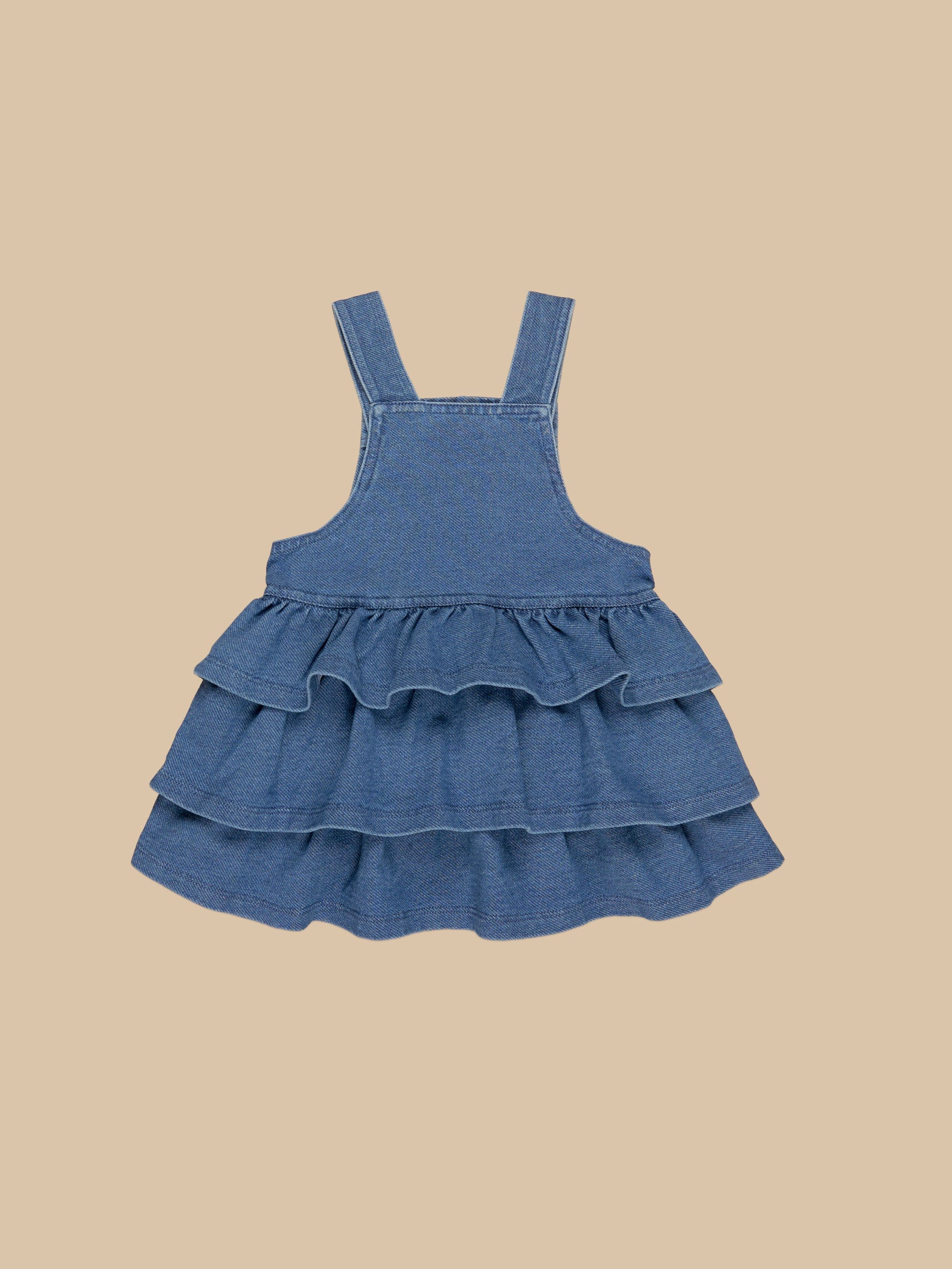 Huxbaby Overall Dress - Huxbear Knit Denim