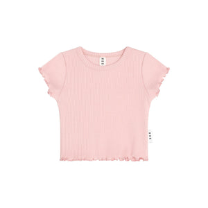 Huxbaby Rib Tee - Candy Pink