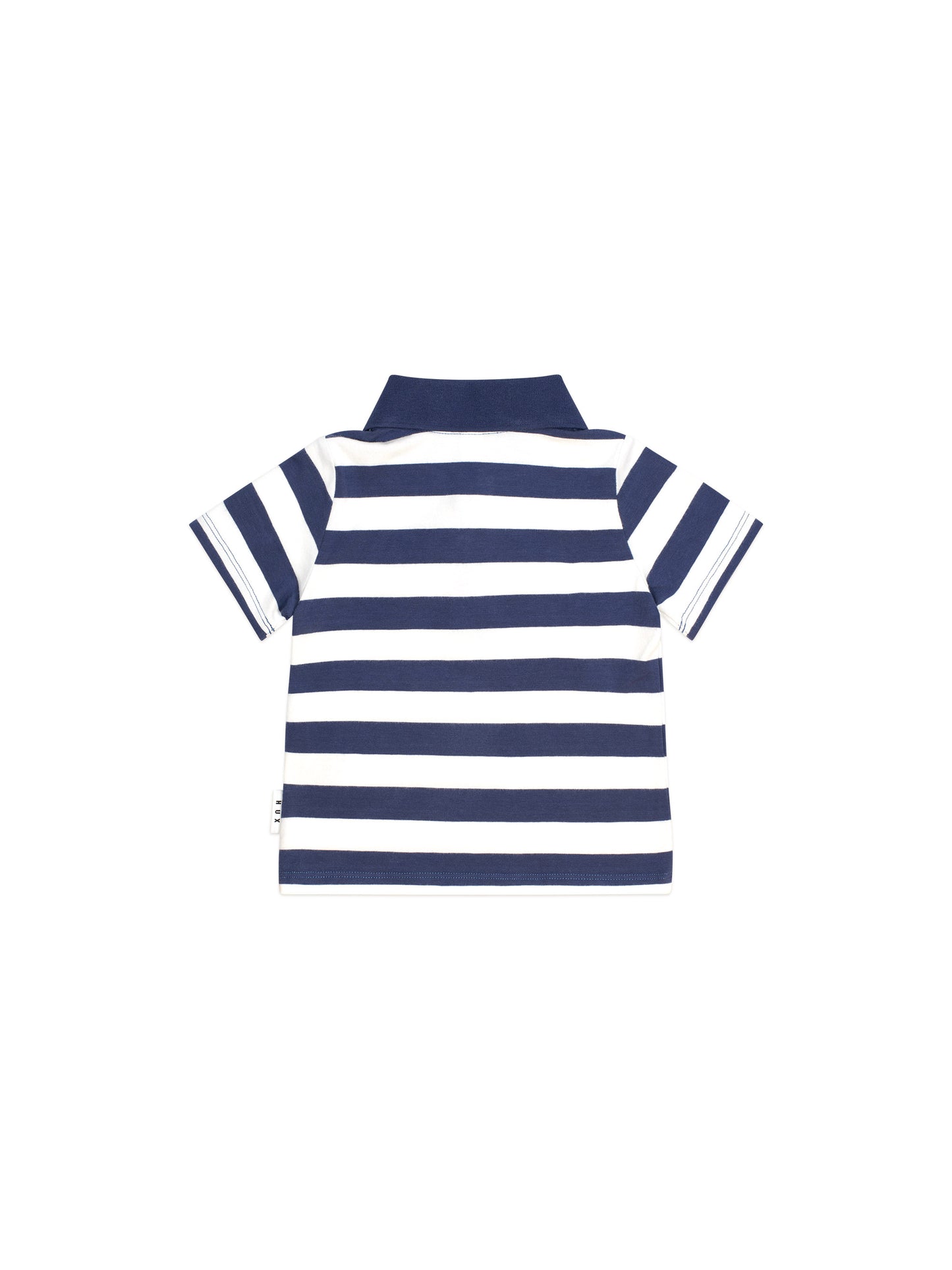HUXBABY STRIPE POLO TEE