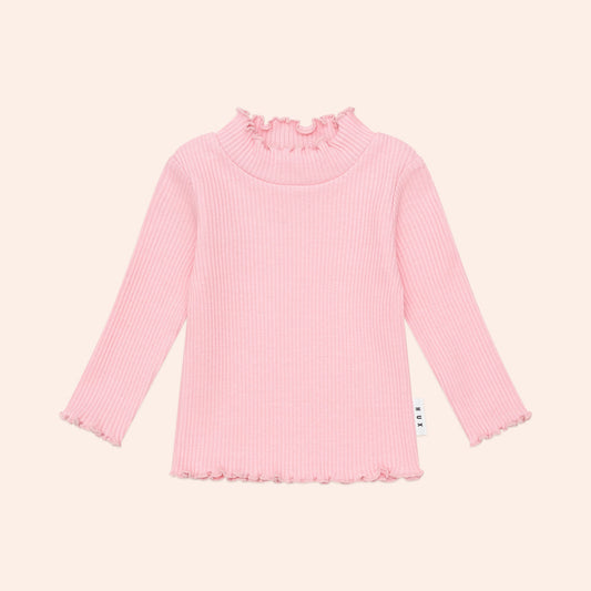 HUXBABY BLUSH RIB SKIVVY