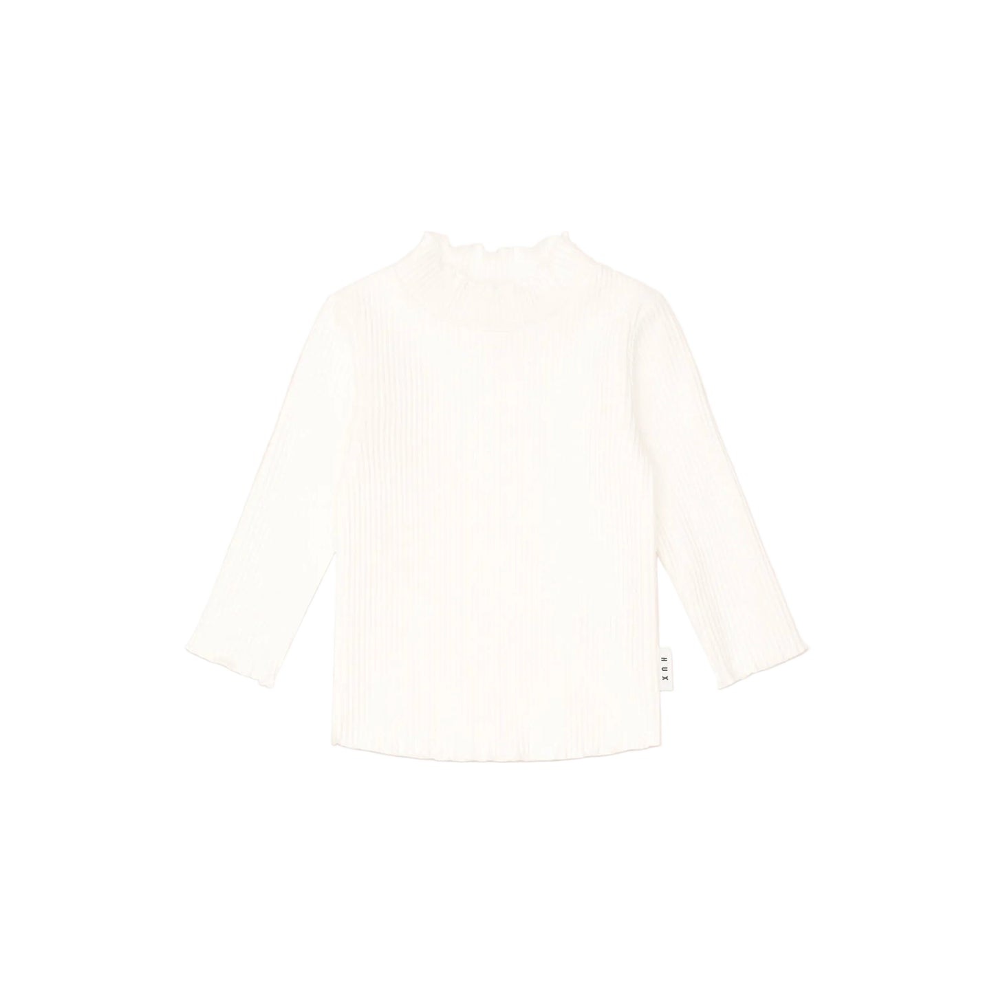 White t-shirt on a light pink background