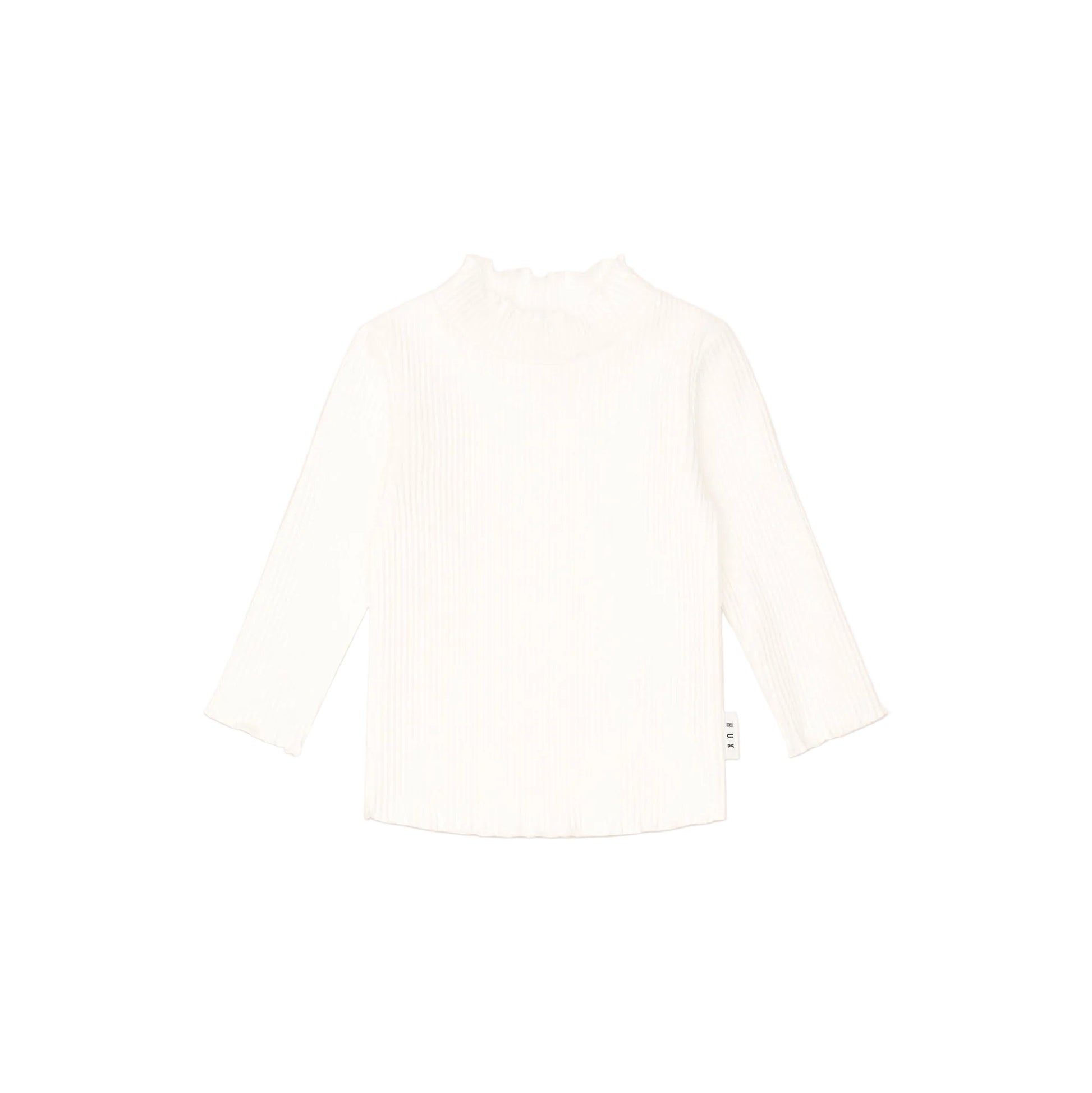 White t-shirt on a light pink background