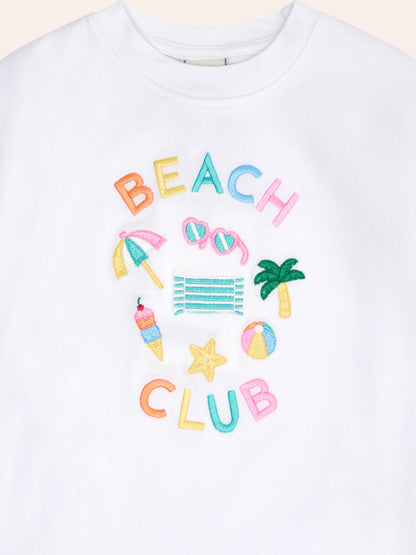 HUXBABY | DROP SHOULDER TEE | BEACH CLUB