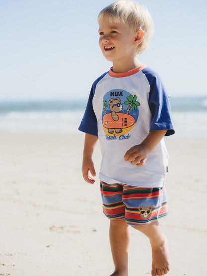 HUXBABY | RAGLAN TEE | COOL SURFER