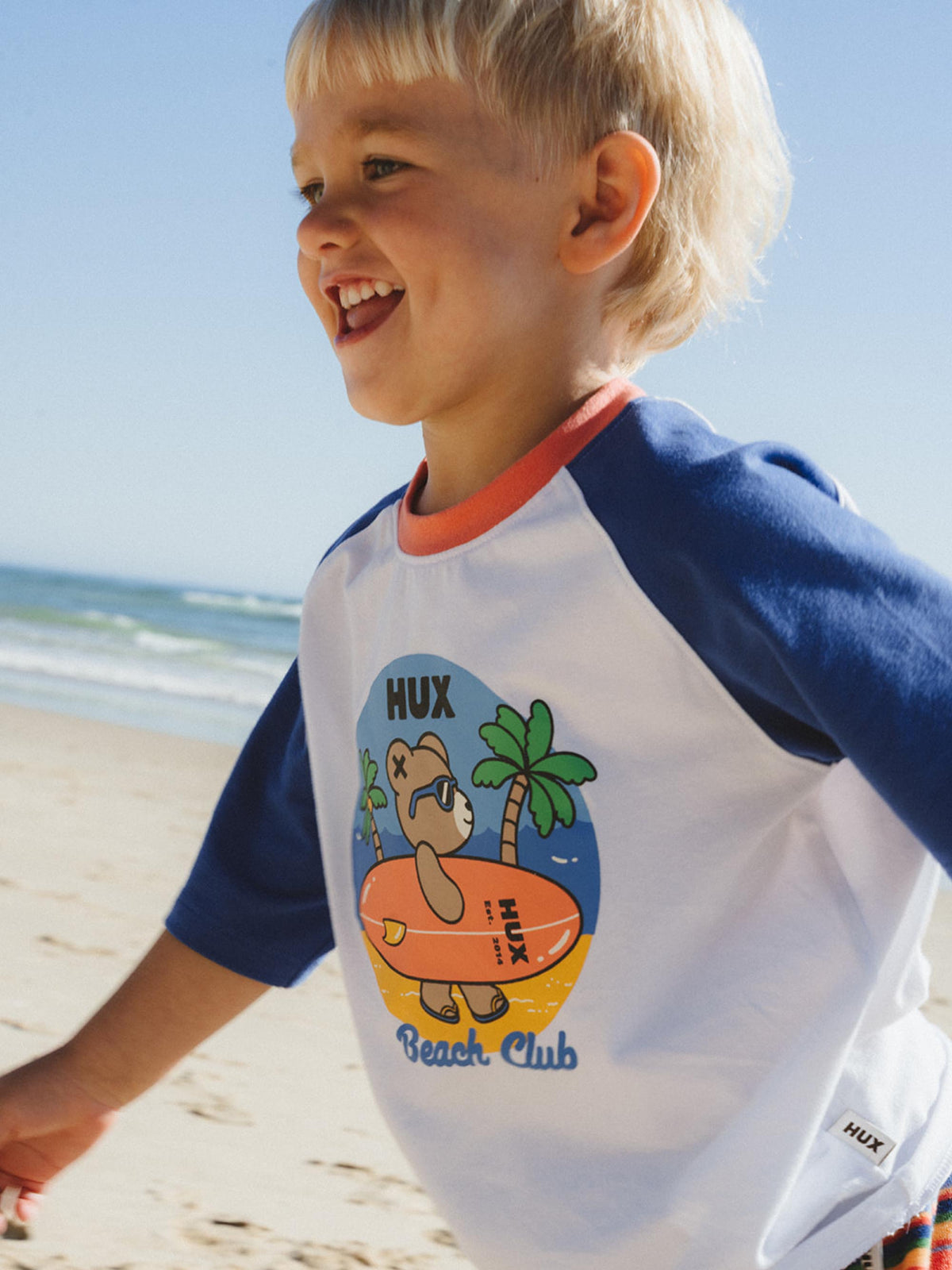 HUXBABY | RAGLAN TEE | COOL SURFER