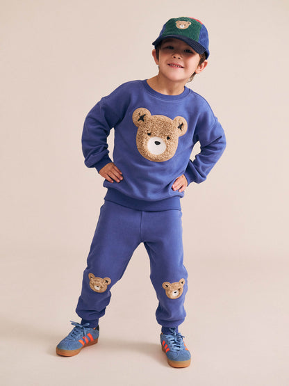 HUXBABY FURRY HUXBEAR SWEATSHIRT | COBALT