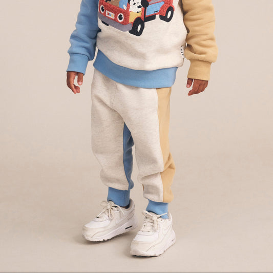 HUXBABY RETRO SPLICE TRACK PANT