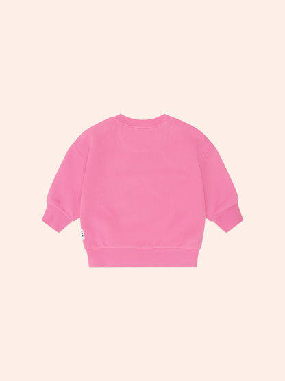 HUXBABY FURRY HUXBEAR SWEATSHIRT | PINK