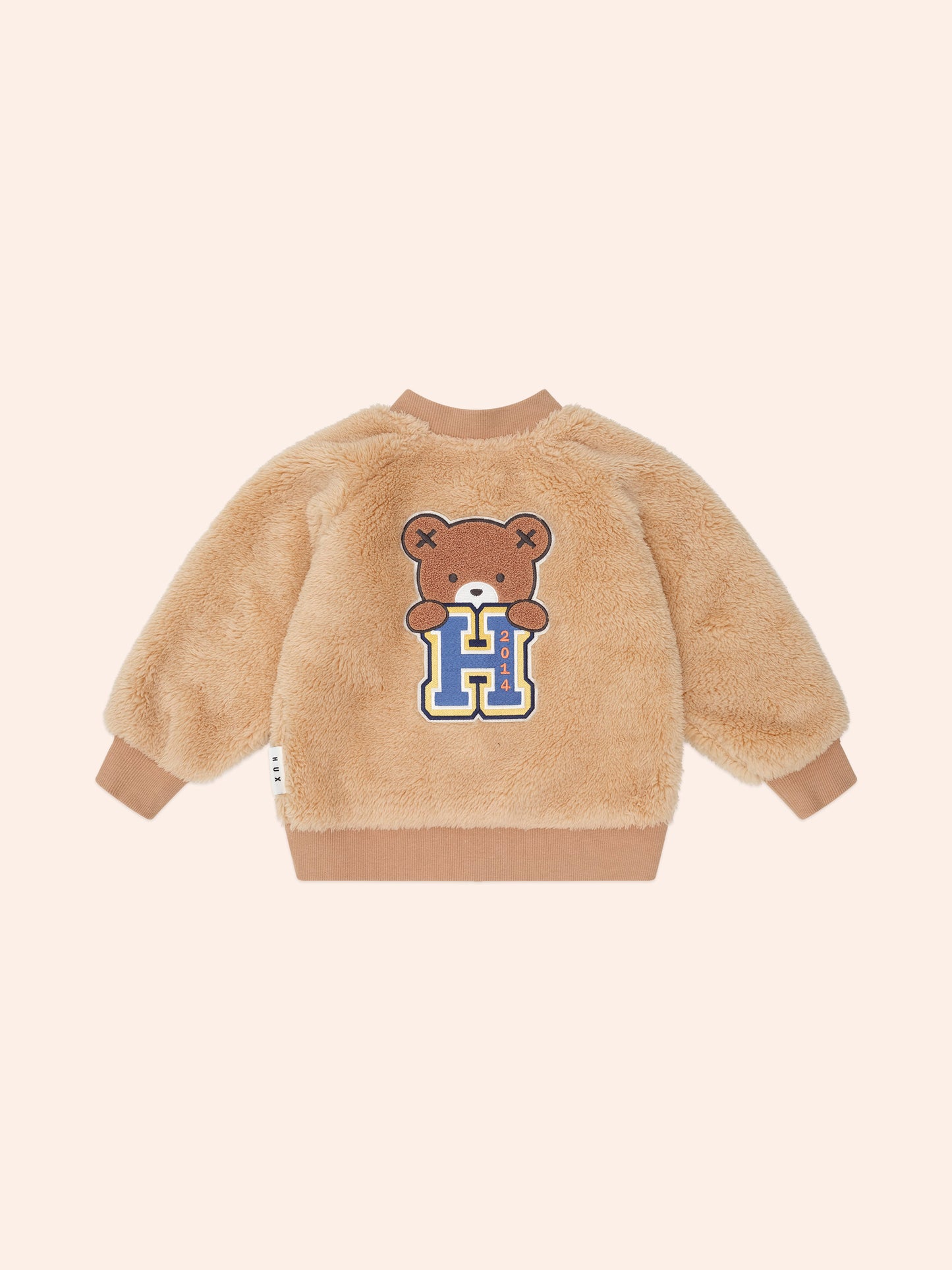 HUXBABY VARSITY HUX FURRY JACKET