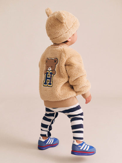 HUXBABY VARSITY HUX FURRY JACKET